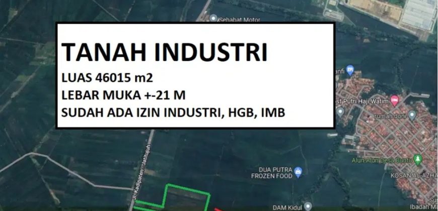 Tanah Industri Siap Pakai Di Majalengka